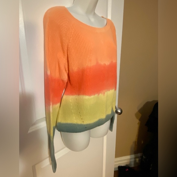 NWT Seven 7 Premium Quality Brand 100% Cotton Sweater Multicolour Size M - Picture 3 of 12